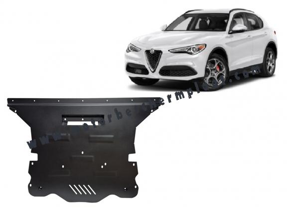 Motor, Versnellingsbak en Radiator Beschermplaat voor Alfa Romeo Stelvio