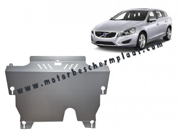 Aluminium Motor, Versnellingsbak en Radiator Beschermplaat voor Volvo V60