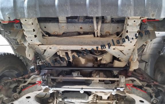 Motor en Radiator Beschermplaat voor Nissan Pick Up