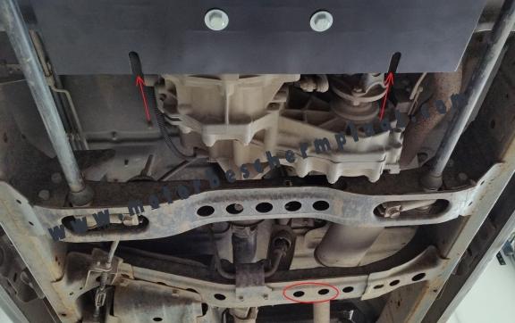 Versnellingsbak Beschermplaat voor Nissan Navara D22