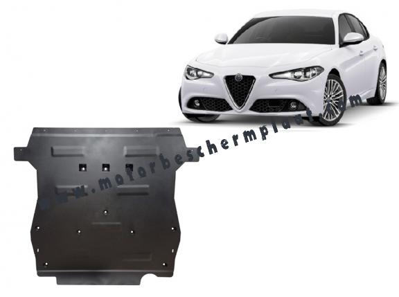 Motor, Versnellingsbak en Radiator Beschermplaat voor Alfa Romeo Giulia
