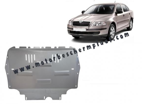 Aluminium Motor, Versnellingsbak en Radiator Beschermplaat voor Skoda Octavia 2