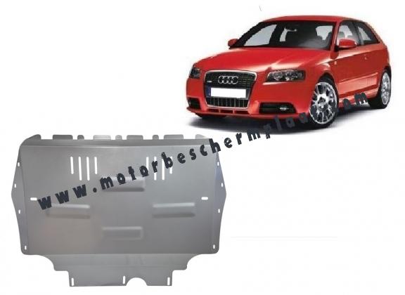 Aluminium Motor, Versnellingsbak en Radiator Beschermplaat voor Audi A3
