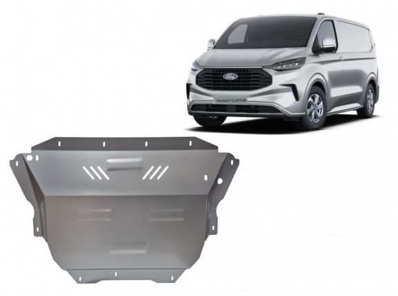 Aluminium Motor en Versnellingsbak Beschermplaat voor Ford Transit Custom
