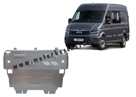 Aluminium Motor, Versnellingsbak en Radiator Beschermplaat voor MAN Tge