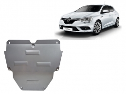 Aluminium Motor, Versnellingsbak en Radiator Beschermplaat voor Renault Megane IV