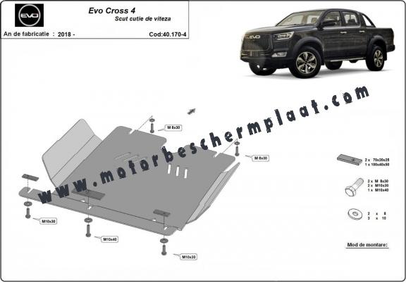 Versnellingsbak Beschermplaat voor Evo Cross 4