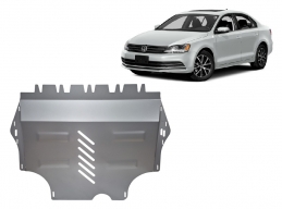 Aluminium Motor, Versnellingsbak en Radiator Beschermplaat voor VW Jetta