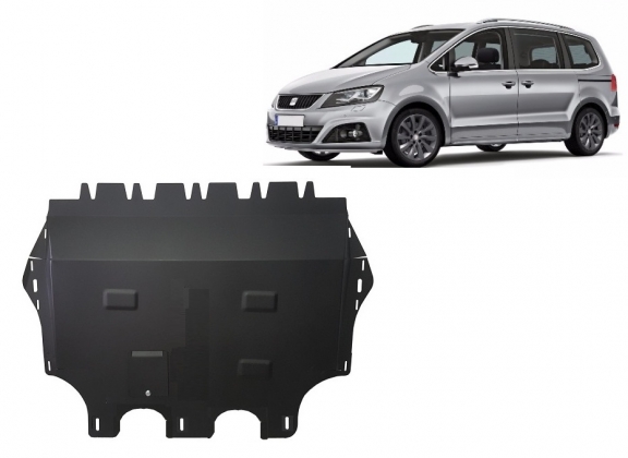 Motor, Versnellingsbak en Radiator Beschermplaat voor Seat Alhambra - Webasto
