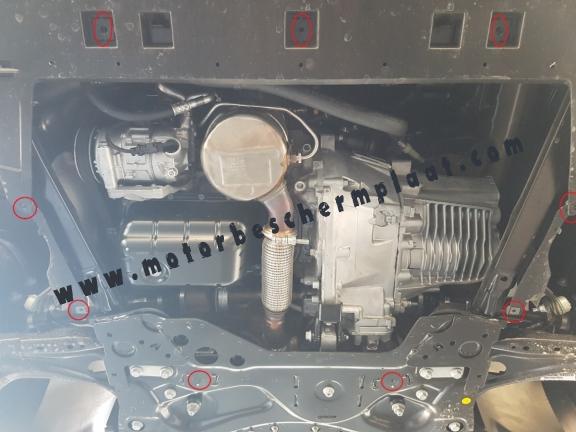Motor, Versnellingsbak en Radiator Beschermplaat voor Fiat Doblo