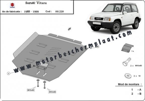 Versnellingsbak Beschermplaat voor Suzuki Vitara