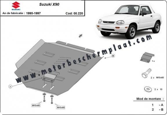 Versnellingsbak Beschermplaat voor Suzuki X90