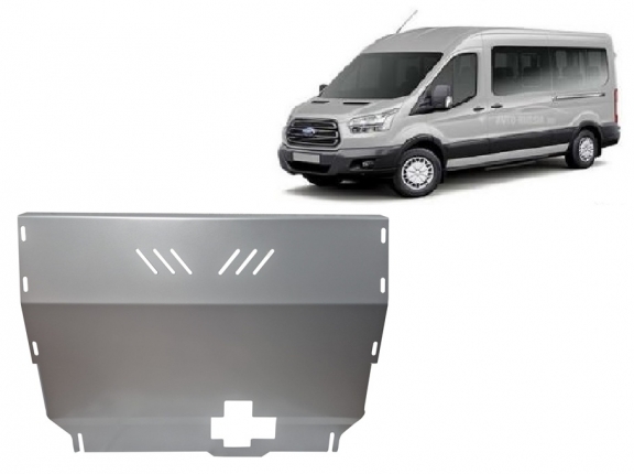Aluminium Motor en Versnellingsbak Beschermplaat voor Ford Transit FWD