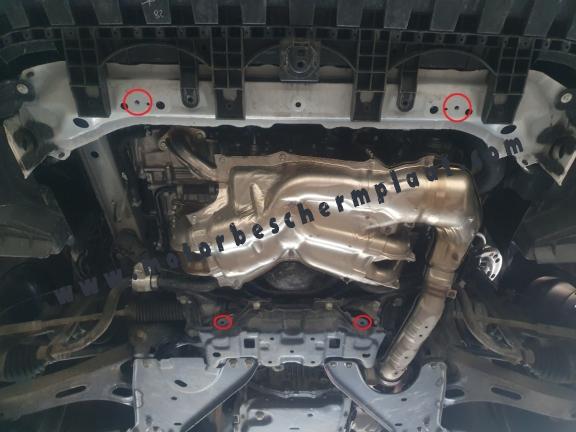 Motor en Radiator Beschermplaat voor Subaru Forester 5 Hybrid