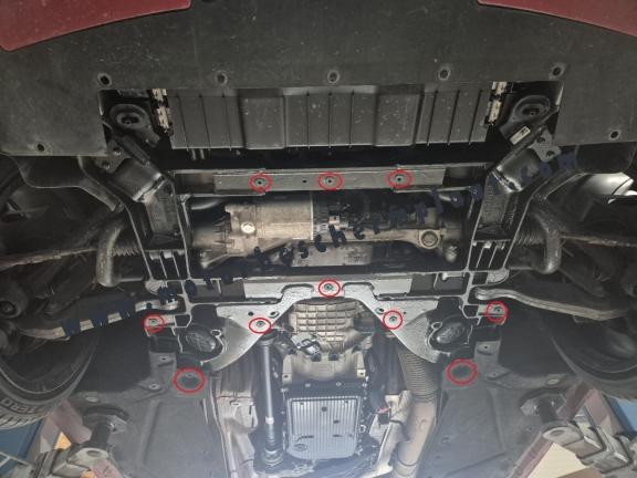 Motor, Versnellingsbak en Radiator Beschermplaat voor Alfa Romeo Giulia