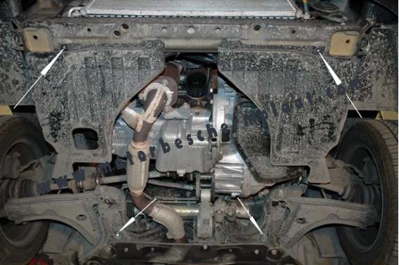 Motor, Versnellingsbak en Radiator Beschermplaat voor Chevrolet Lacetti / Nubira