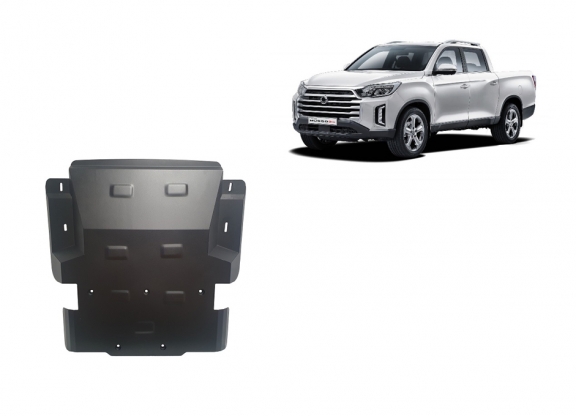 Motor en Radiator Beschermplaat voor Ssangyong Musso Grand