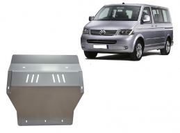 Motor, Versnellingsbak en Radiator Beschermplaat voor Volkswagen Transporter T5 Caravelle - aluminium