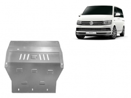 Motor, Versnellingsbak en Radiator Beschermplaat voor Volkswagen Transporter T6 Caravelle - aluminium