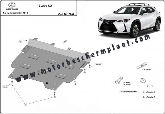 Motor, Versnellingsbak en Radiator aluminium Beschermplaat voor Lexus UX