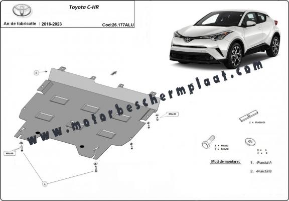 Motor, Versnellingsbak en Radiator aluminium Beschermplaat voor Toyota C-HR