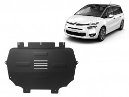 Motor, Versnellingsbak en Radiator Beschermplaat voor Citroen Grand C4 Picasso
