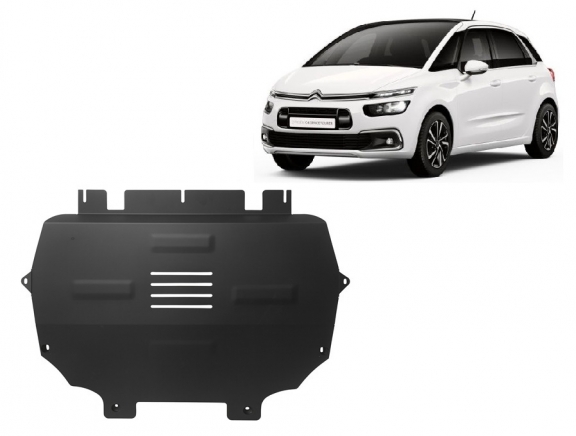 Motor, Versnellingsbak en Radiator Beschermplaat voor Citroen Grand C4 SpaceTourer