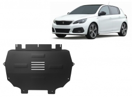 Motor, Versnellingsbak en Radiator Beschermplaat voor Peugeot 308