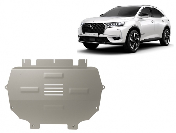 Motor en Versnellingsbak Beschermplaat voor Citroen DS7 Crossback - Aluminium