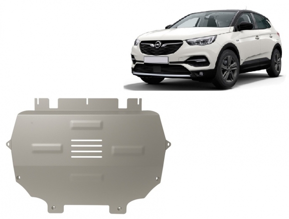 Motor en Versnellingsbak Beschermplaat voor Opel Grandland X - Aluminium