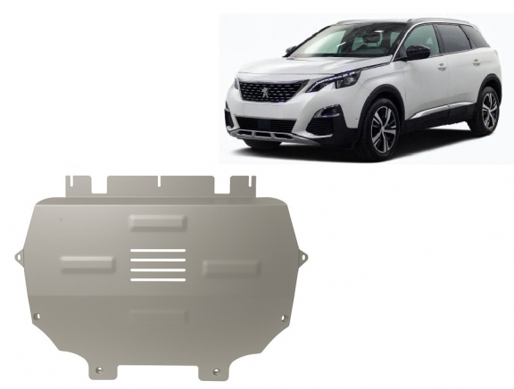 Motor en Versnellingsbak Beschermplaat voor Peugeot 5008 - Aluminium