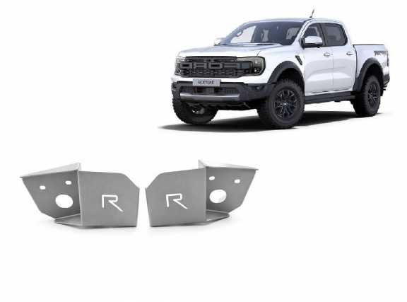 Aluminium motorbeschermplaat voor sensor van achterste trailing arm Ford Ranger Raptor