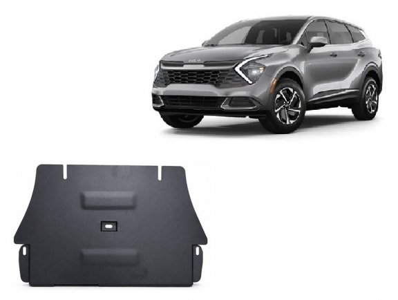 Katalysator/cat lock Beschermplaat voor Kia sportage