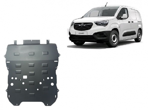 Motor, Versnellingsbak en Radiator Beschermplaat voor Opel Combo C 