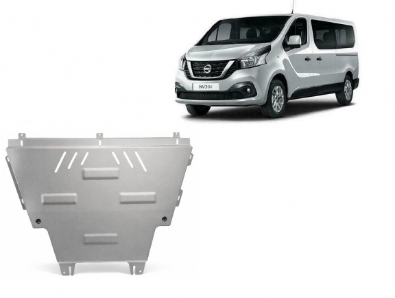 Motor en Versnellingsbak Beschermplaat voor Nissan NV300 - Aluminium