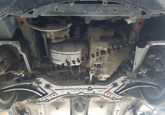 Motor en Versnellingsbak Beschermplaat voor Smart ForFour