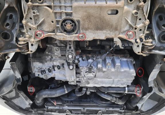 Motor, Versnellingsbak en Radiator Beschermplaat voor Seat Leon Mk2
