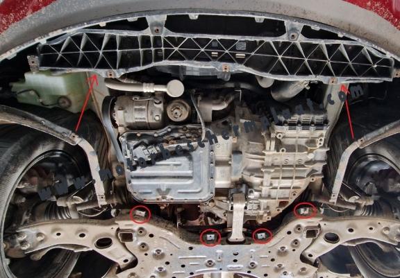 Motor en Versnellingsbak Beschermplaat voor Kia Sorento UM
