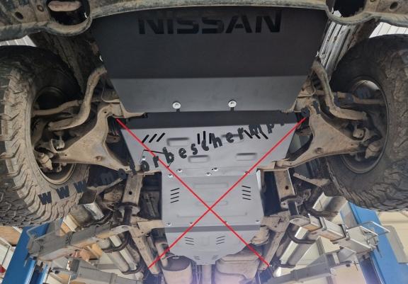 Radiator Beschermplaat voor Nissan Navara D40