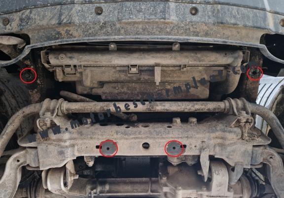 Radiator Beschermplaat voor Nissan Navara D40