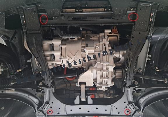 Motor en Versnellingsbak Beschermplaat voor Dacia Spring - Aluminium