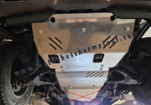 Motor  Beschermplaat voor Toyota Land Cruiser 150 - Aluminium