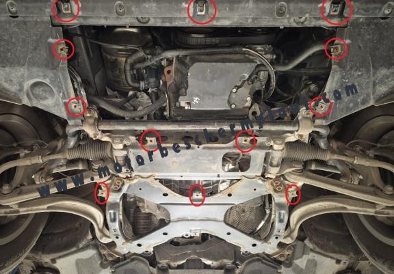 Motor en Radiator Beschermplaat voor Audi Q5