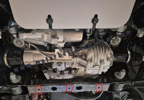 Motor  Beschermplaat voor Baic Beijing BJ60 - Aluminium