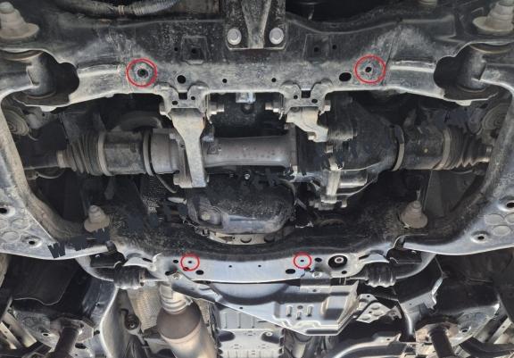 Motor Beschermplaat voor Toyota Land Cruiser 250 - Aluminium 