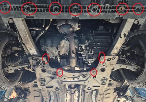 Motor, Versnellingsbak en Radiator Beschermplaat voor Alfa Romeo Giulietta