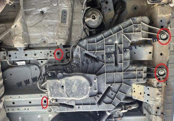 AdBlue tank Beschermplaat voor Ford Transit Custom