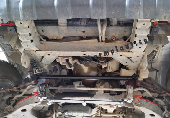 Motor en Radiator Beschermplaat voor Nissan Pick Up