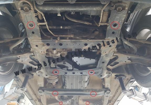 Aluminium Motor en Radiator Beschermplaat voor Suzuki Grand Vitara 2