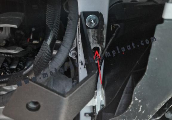 Aluminium Motor en Versnellingsbak Beschermplaat voor Ford Transit Custom